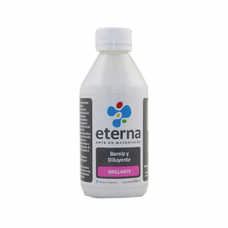 Barniz Y Diluyente Brillante Eterna X 250 ml
