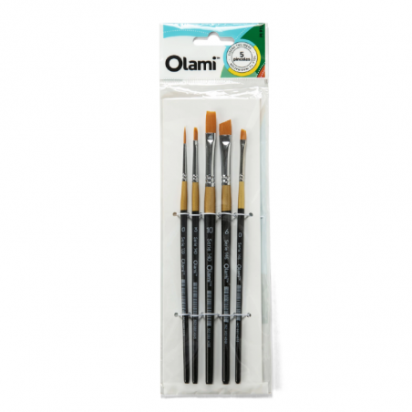 Set De Pinceles Surtidos (PI 910) X 5 Unidades