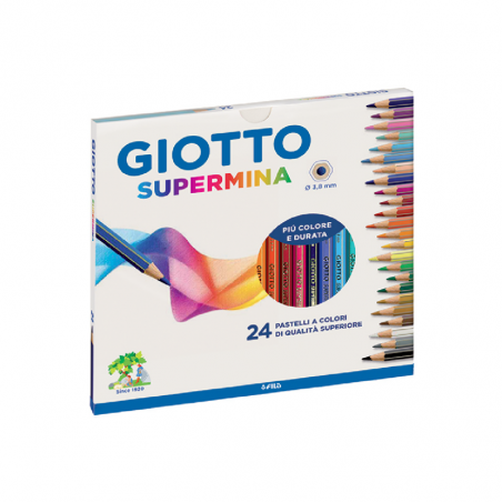 Lápices Supermina Giotto X 24 Colores