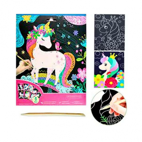 Papel Mágico Unicornio X 8 Hjs