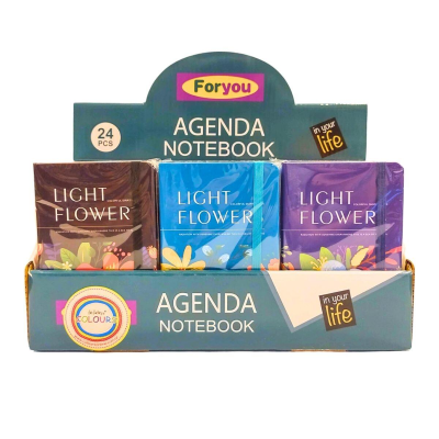 Libreta Hojas Lisas Con Diseño De Flores