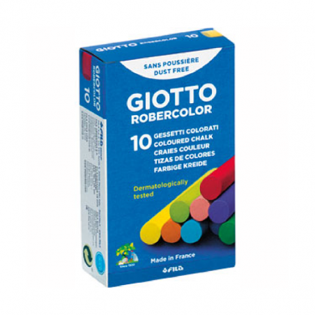 Tizas De Colores Robercolor Giotto X 10 Unidades