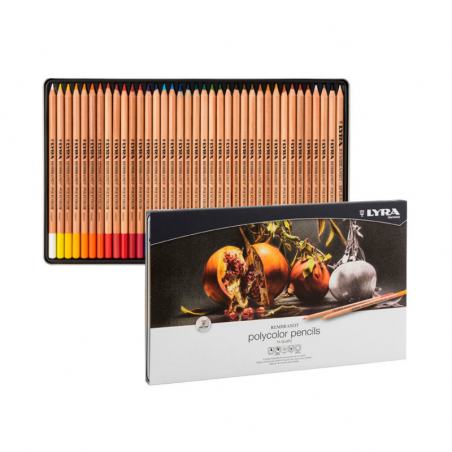 Lápices Rembrandt Polycolor Lata Lyra X 36 Colores
