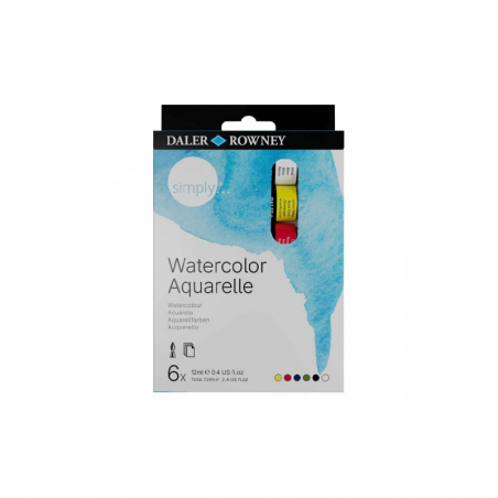 Acuarelas Simply Set Daler X 6 Colores