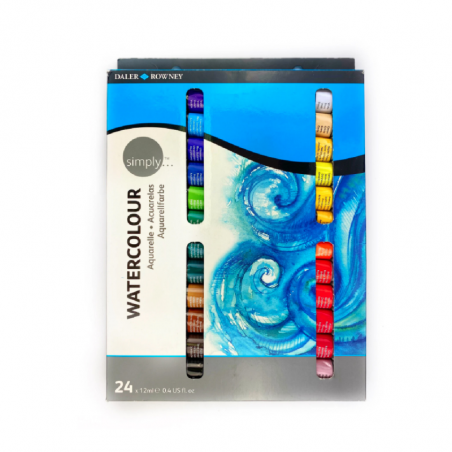 Acuarelas Simply Set Daler X 24 Colores