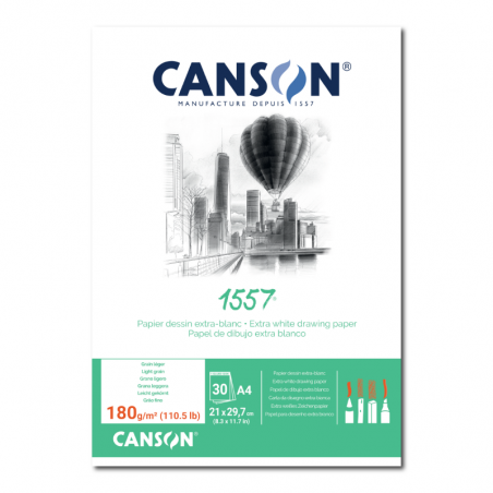 Block 1557 Canson X 30 Hjs 180 Grs A4