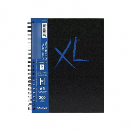 Book Anillado XL Mix Media Canson X 60 Hjs 160 Grs A5