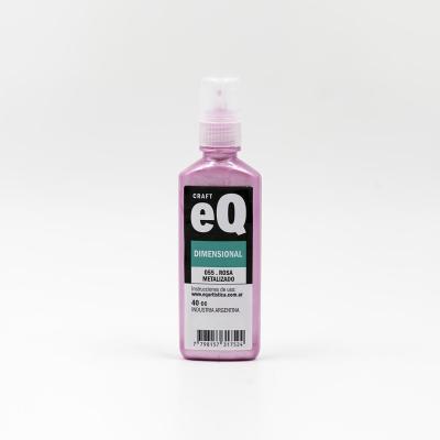 Pintura Dimensional Metalizada EQ Arte 40cc | Bartola Artística