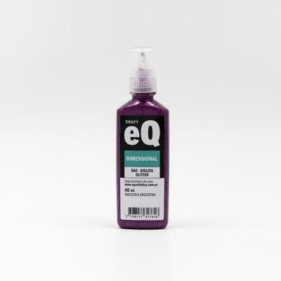 Pintura Dimensional Glitter EQ Arte 40cc | Bartola Artística